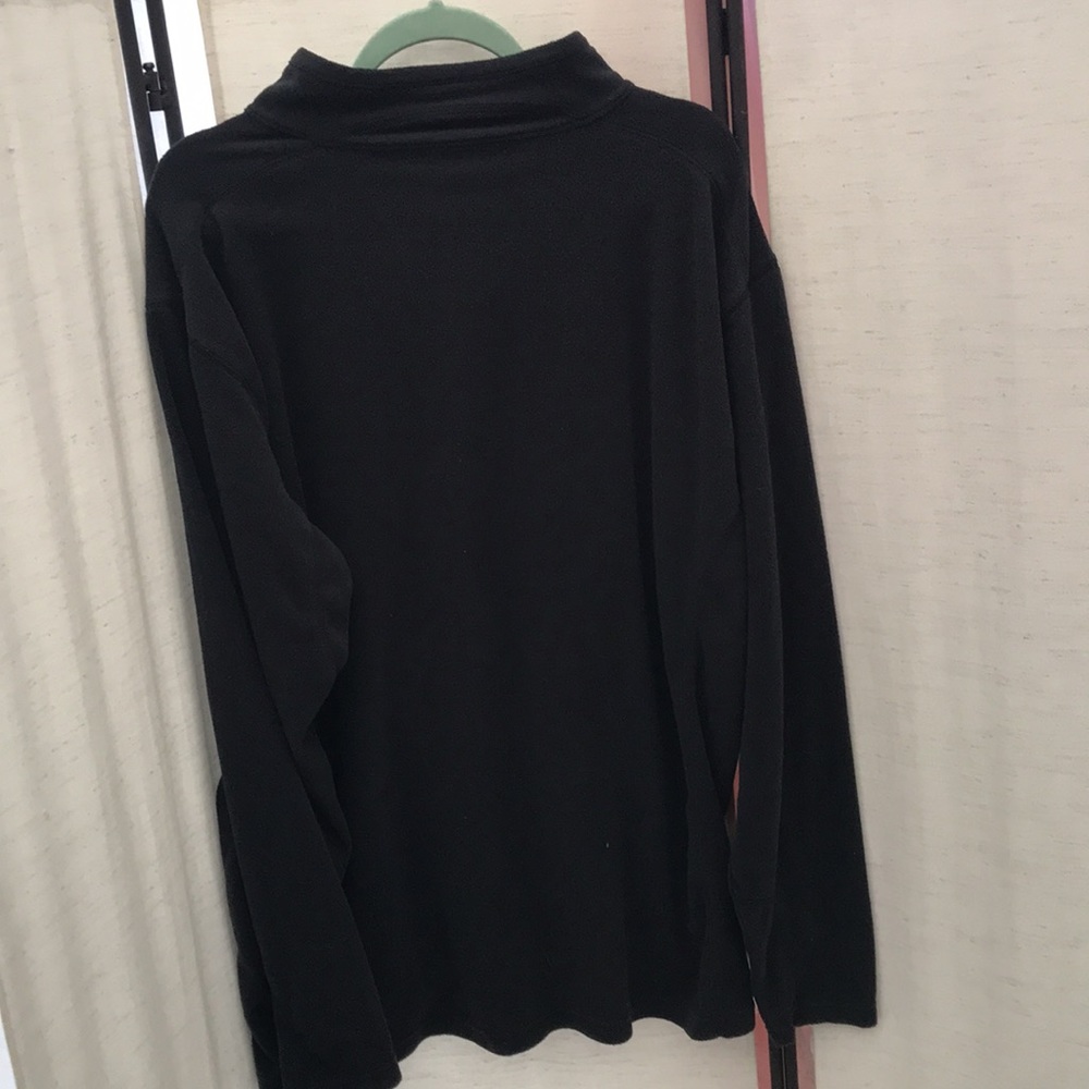 Columbia microfiber zip down front soft! fleece mens black size XXL - Picture 6 of 9